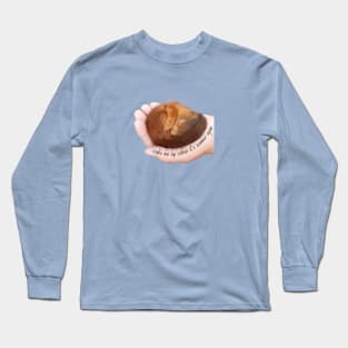 Wake me up when it's summer again sleeping squirrel Long Sleeve T-Shirt